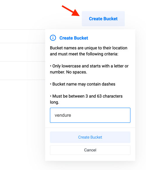 create-bucket